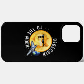 Doekoetsen bij de Moon Funny Cryptocurrency Meme Case-Mate iPhone Case (Achterkant (horizontaal))