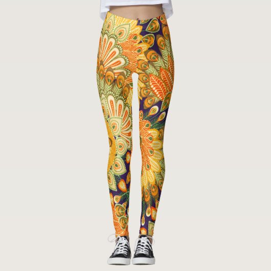 doekpatroon: close-up textuur. leggings (Voorkant)