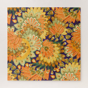  doekpatroon: close-up textuur. legpuzzel