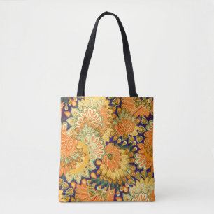  doekpatroon: close-up textuur. tote bag