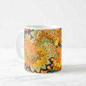 doekpatroon sluit de achtergrond dicht. koffiemok (Voorkant links)