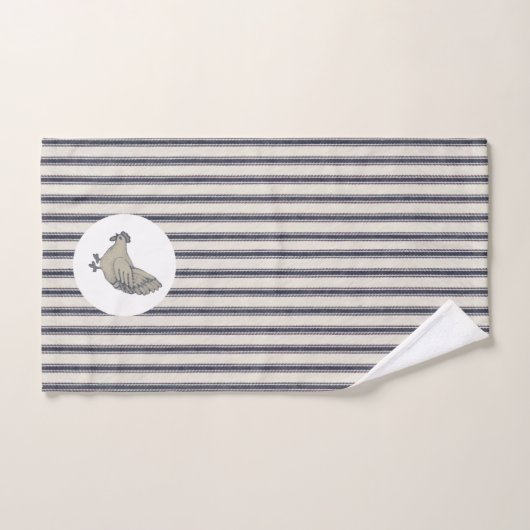 doekset voor kippen en schoppen bad handdoek (Handdoek)