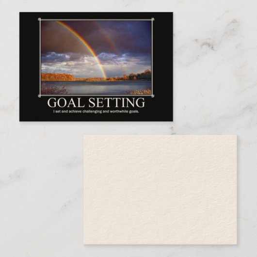 Doel Aangepast Visitekaartje instellen (Voorkant / Achterkant)