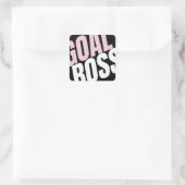 DOEL BAAS VIERKANTE STICKER (Tas)