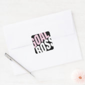 DOEL BAAS VIERKANTE STICKER (Envelop)