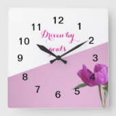 Doel beter gedreven door doelen Muur Klok (Voorkant)