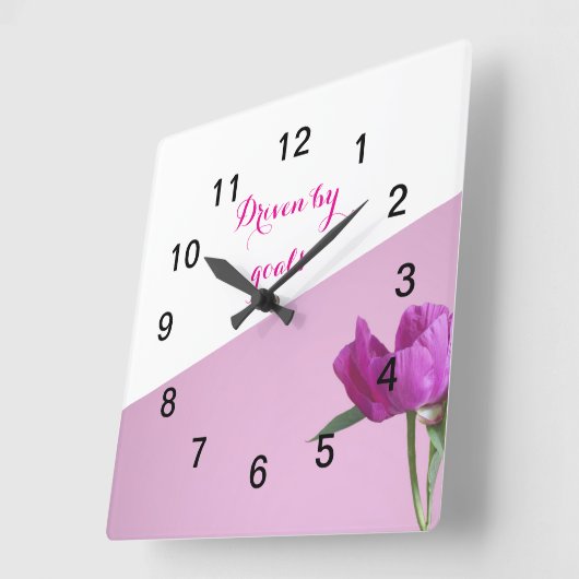 Doel beter gedreven door doelen Muur Klok (Hoek)