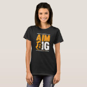 Doel Big Blockchain Crypto Currency Bitcoin T-shirt (Voorkant volledig)