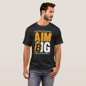 Doel Big Blockchain Crypto Currency Bitcoin T-shirt (Voorkant volledig)