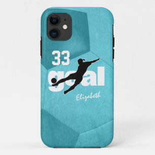 Doel de naam van de vrouwenvoetballer jersey numme Case-Mate iPhone case