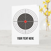 Doel die voor pistool, geweer of vuurwapenschutter kaart (Gele Bloem)