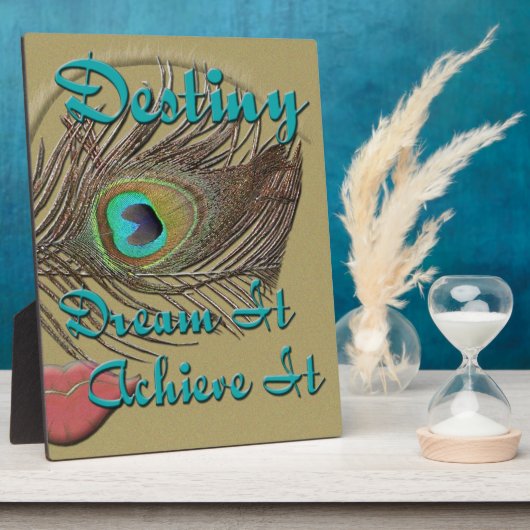 Doel - Dream it, Achieve it - Plaque Fotoplaat (Zijkant)