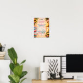 DOEL EN INSPIRERENDE STRANDPOSTER POSTER (Thuiskantoor)