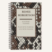 Doel en passie: de academische succesplanner notitieboek (Voorkant)