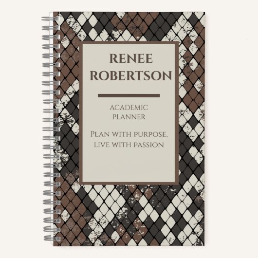 Doel en passie: de academische succesplanner notitieboek (Voorkant)