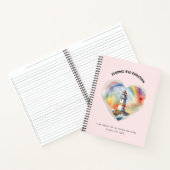 Doel en richting positieve bevestiging notitieboek (Binnen)