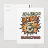 Doel geniesd Stadion explodeerde Briefkaart (Voorkant / Achterkant)
