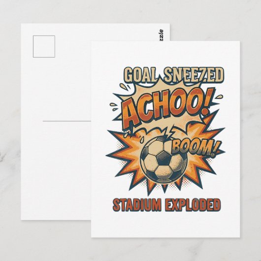 Doel geniesd Stadion explodeerde Briefkaart (Voorkant / Achterkant)