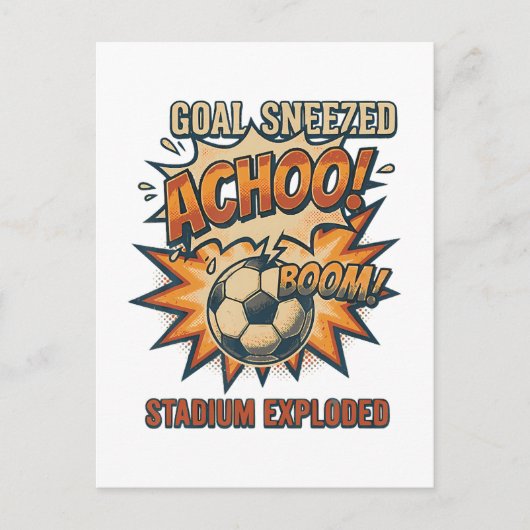 Doel geniesd Stadion explodeerde Briefkaart (Voorkant)