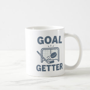 Doel Getter Hockey Motivatie Sport Cadeau Spelers Koffiemok