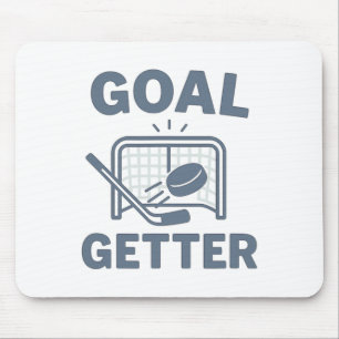 Doel Getter Hockey Motivatie Sport Cadeau Spelers Muismat