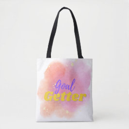 Doel Getter Motivatie Canvas tas - 1