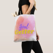 Doel Getter Motivatie Canvas tas - 1 (Dichtbij)