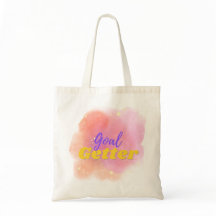 Doel Getter Motivatie Canvas tas - 1