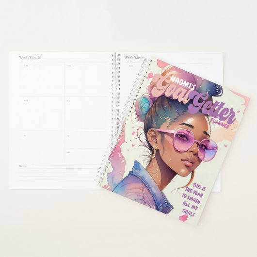Doel Getter Schattige Girly Magazine Stijl Planner (Display)