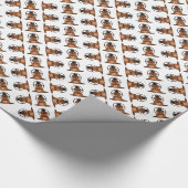 Doel: grondhog cadeaupapier (Hoek)