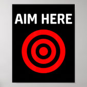Doel hier richten poster (Voorkant)