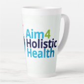 Doel: Holistische Gezondheid Latte Mok (Rechterhoek)