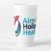 Doel: Holistische Gezondheid Latte Mok (Voorkant)