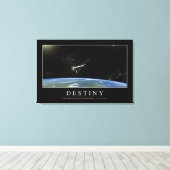 Doel: Inspirerend prijsopgave 1 Canvas Afdruk (Insitu (Houten vloer))