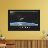 Doel: Inspirerend prijsopgave 1 Canvas Afdruk (Insitu (Woonkamer))