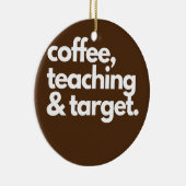 doel koffieonderricht keramisch ornament (Rechts)