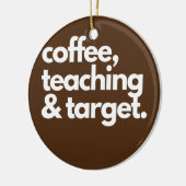 doel koffieonderricht keramisch ornament (Links)