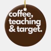 doel koffieonderricht keramisch ornament (Achterkant)