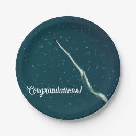 Doel naar het sterrenvlak papieren bordje