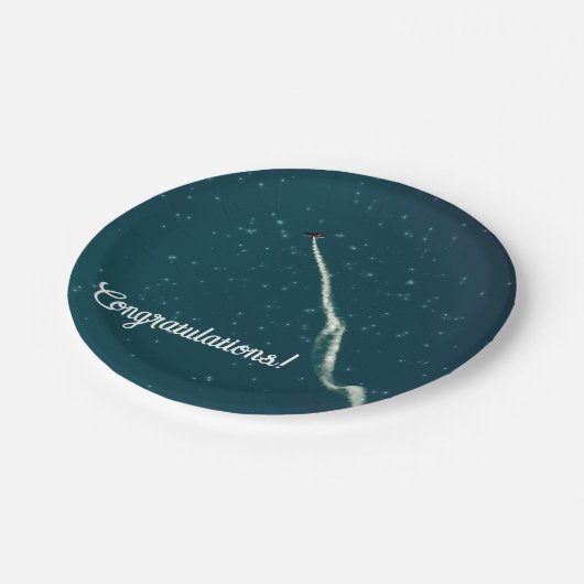 Doel naar het sterrenvlak papieren bordje (Gekanteld)