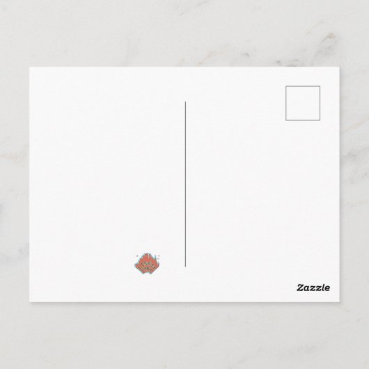 Doel naar sterren briefkaart (Achterkant)