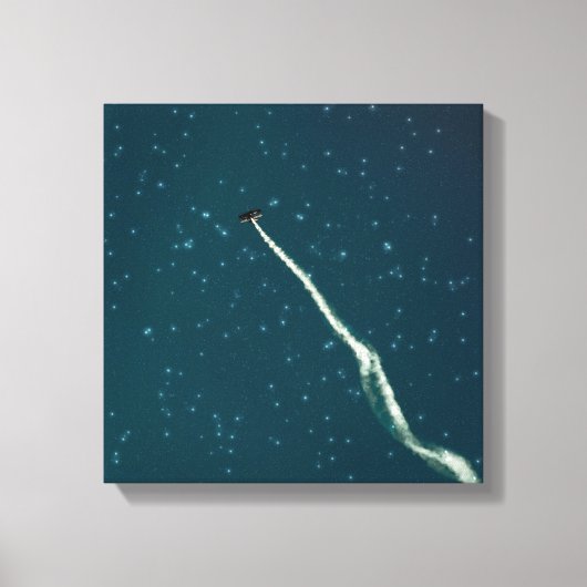 Doel naar sterren canvas afdruk (Voorkant)