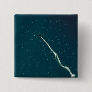 Doel naar sterren vierkante button 5,1 cm