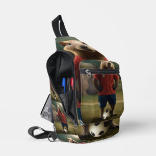 "Doel pakker: De Voetbalster Capybara" Sling Bag