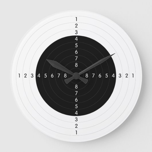 Doel pistool bereik grote klok (Voorkant)