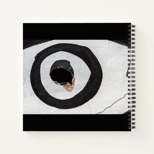 doel scheurt omhoog notitieboek (Achterkant)