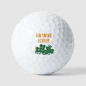 Doel Swing bereiken Shamrocks Golfballen (Voorkant)