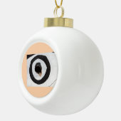 doel traant uiteen keramische bal ornament (Rechts)