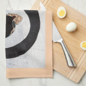 doel traant uiteen theedoek (Quarter Fold)