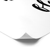 Doel van de sterren, niet de badkamer op de vloer poster (Hoek)